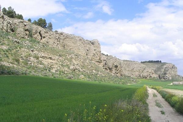Imagen de los cortados del Parque Regional del Sureste