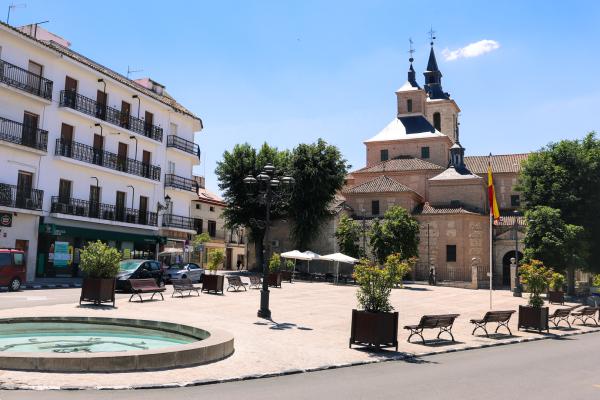Imagen de la Plaza de la Constitución en Arganda del Rey