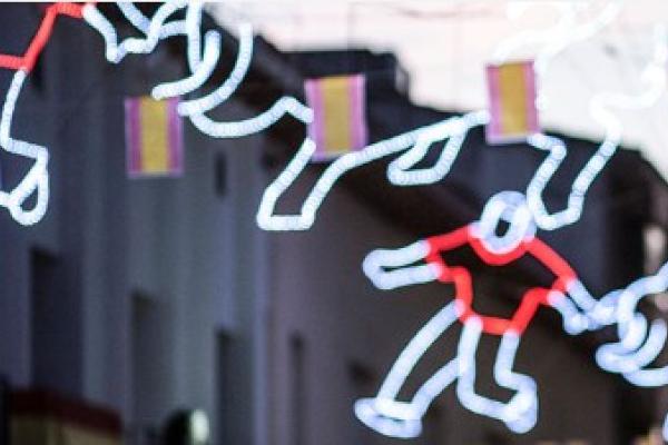 Imagen de la decoración de las Fiestas de Arganda del Rey