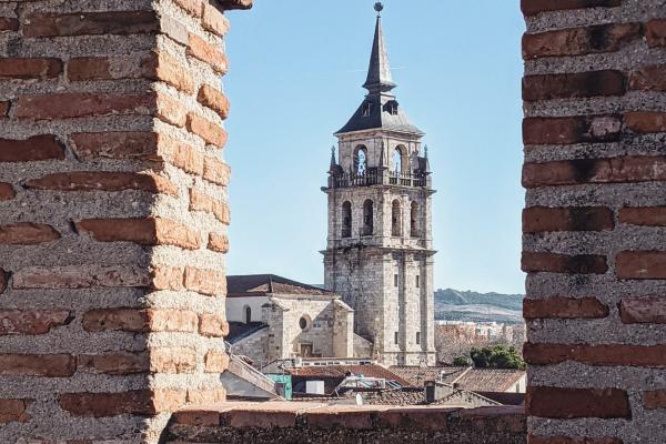 Vista de la catedral de Alcalá desde el palacio arzobispal