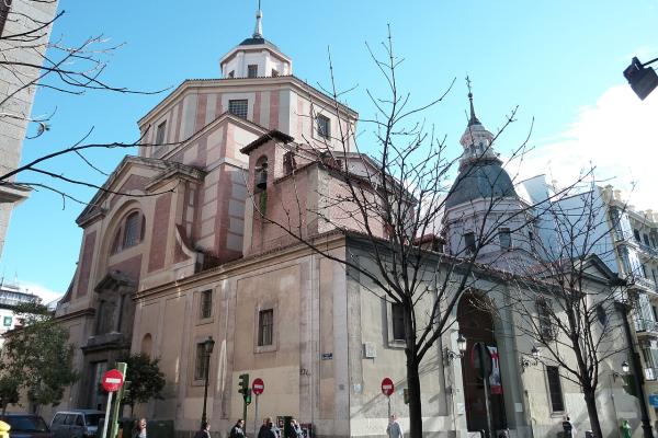 Vista general de la iglesia de San Sebastián de Madrid