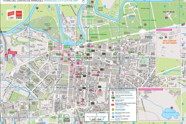 Imagen del Mapa del centro histórico de Aranjuez