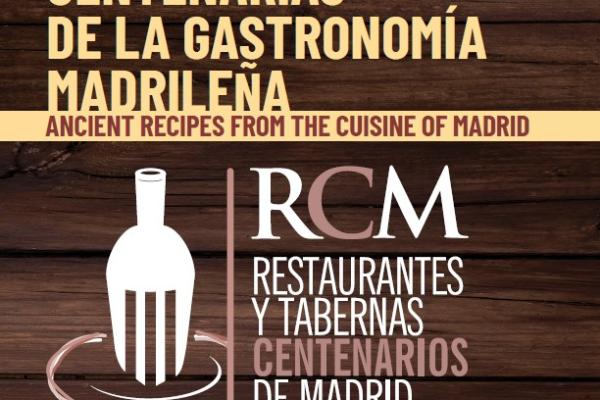 Portada del folleto Recetas Centenarias de la gastronomía madrileña