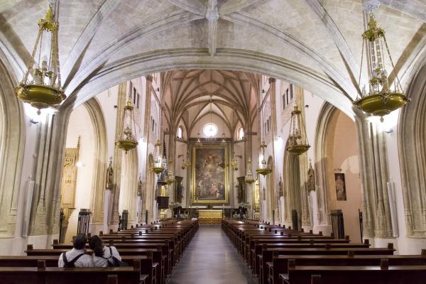 Vista del interior de la iglesia de San Jerónimo el Real