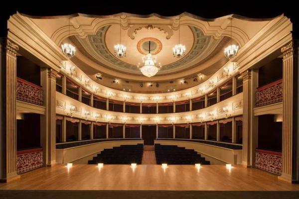 Imagen del interior del Teatro Real Carlos III de Aranjuez