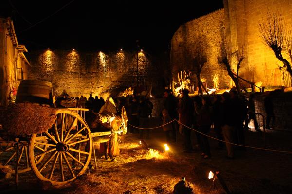 Imagen del Belén Viviente de Buitrago del Lozoya declarado fiesta de interés turístico