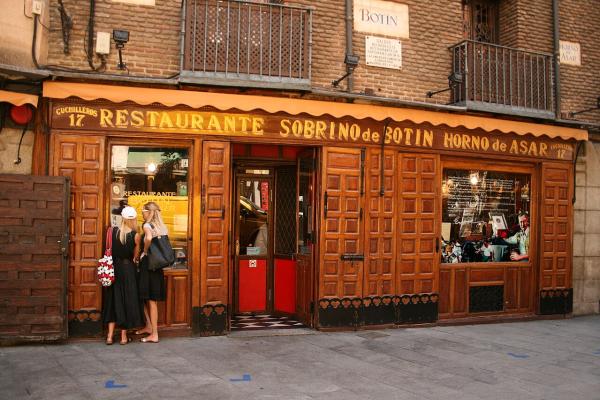 Fachada del restaurante Botín