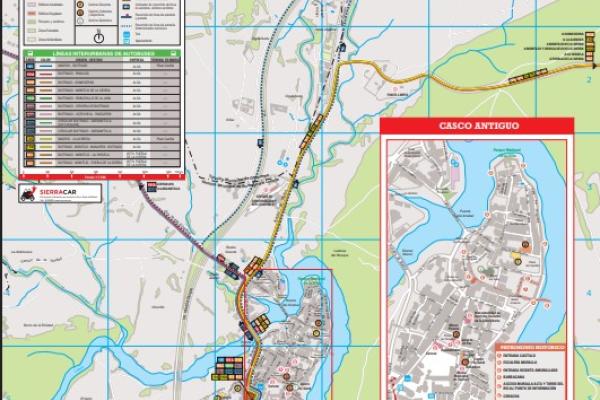 Imagen del mapa turístico Buitrago del Lozoya
