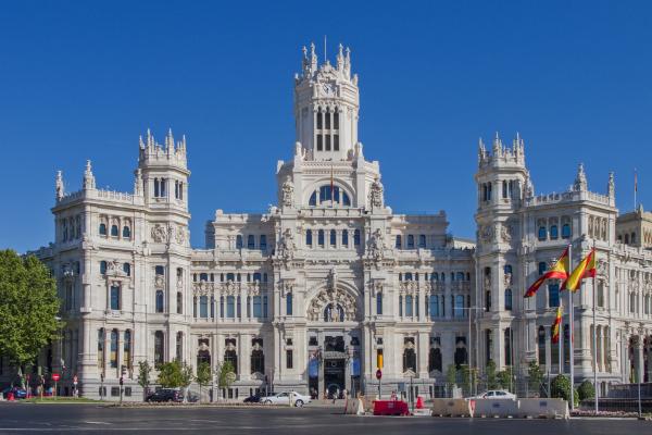 Vista general del Palacio de Cibeles