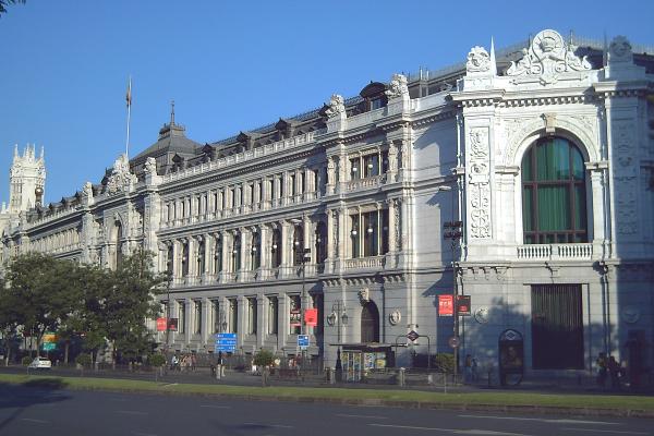 Imagen de la fachadas del Banco de España