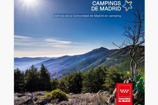 Imagen del folleto de Campings de Madrid