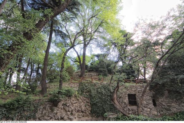 Vista genera de la Montaña Artificial del Retiro