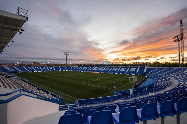 Panorámica del Estadio Ontime Butarque de Leganés