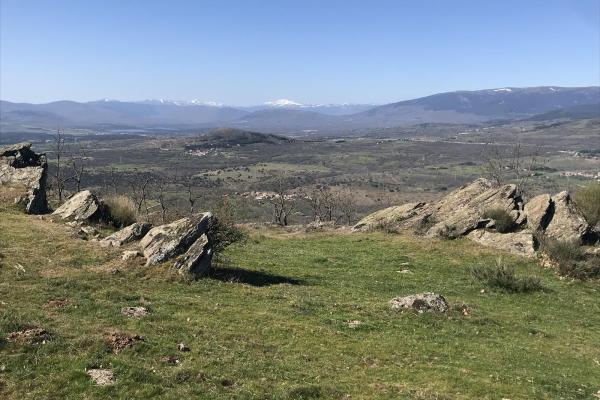 Paisaje desde el alto de Quiñones