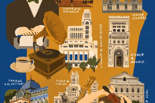 Ilustración a qué suena la Generación del 27_Ana Mushell