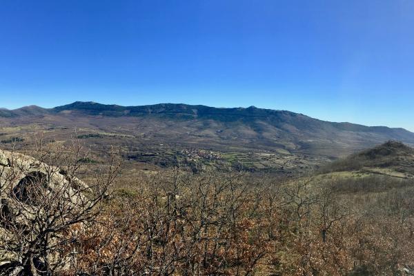 Paisaje de la ruta del Herrero desde Madarcos