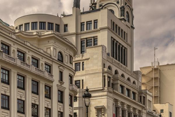 Fachada del Circulo de Bellas Artes. Foto: Javier Sanchez / Archivo de la Dirección General de Turismo y Hostelería.