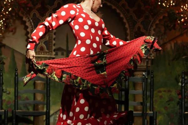 Imagen de una bailaora en el Tablao Torres Bermejas
