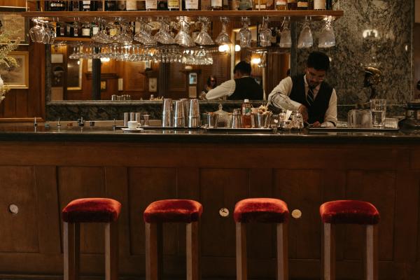 Barra del Café Gijón. © Juan Picornell Rowe