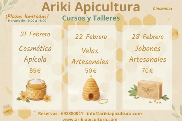 Ariki Apicultura. Cursos y Talleres- Cincovillas