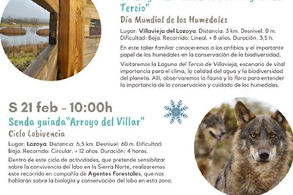 Senda guiada "Anfibios en la laguna del Tercio" 