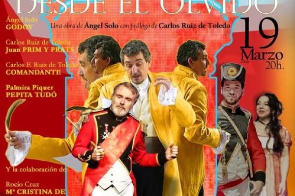 Representación teatral gratuita sobre Godoy: "Godoy desde el olvido"