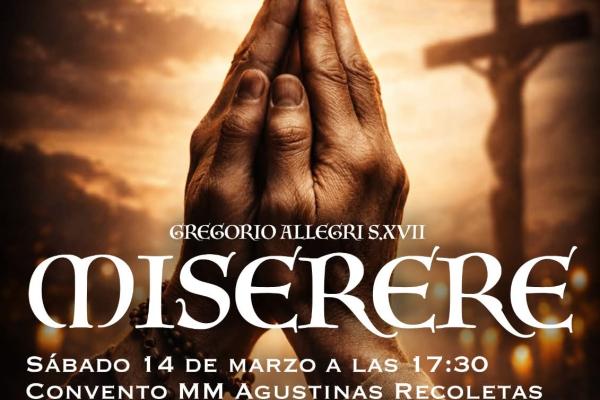Primer ciclo de música sacra «Miserere»