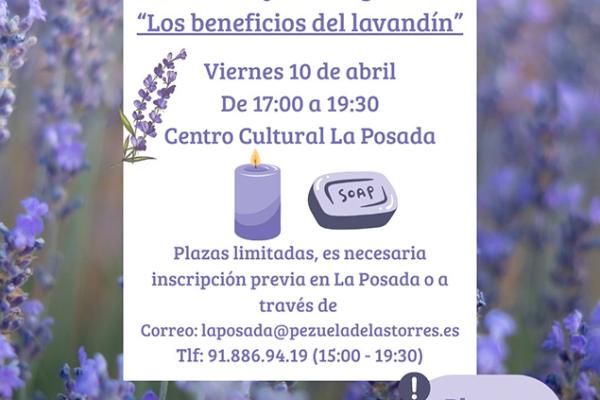  Taller de jabones y velas “Los beneficios del lavandín”