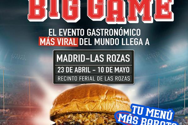 The Champions Burger. The Big Game