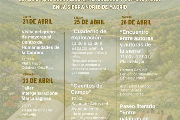 I Festival Entre Libros y Montañas en Villavieja del Lozoya