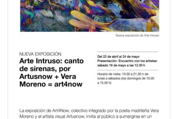 Nueva Exposición- Arte Intruso: canto de sirenas, por Artusnow + Vera Moreno= art4now