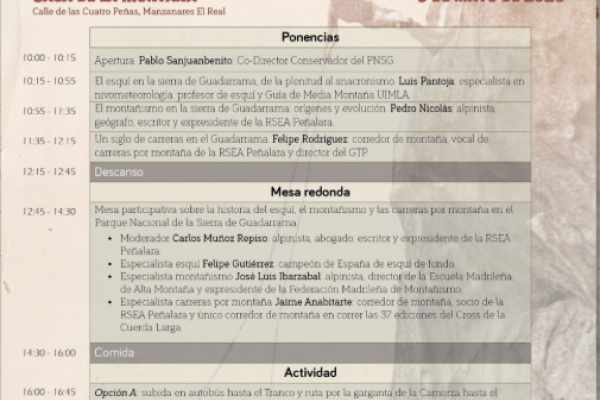 Jornada de Patrimonio Cultural del Parque Nacional de la Sierra de Guadarrama