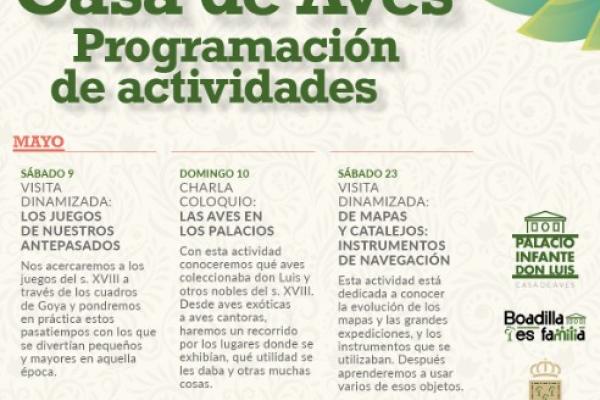 Actividades en la Casa de Aves