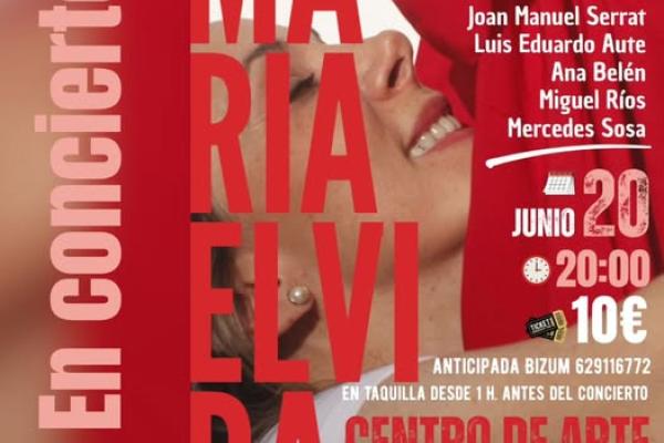 María elvira, en concierto