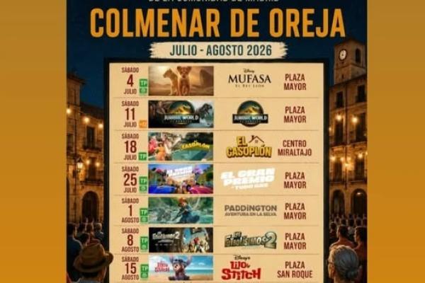 Cine de Verano en Colmenar de Oreja