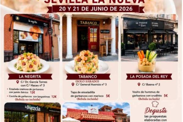 III Jornadas Ruta de la Ensaladilla de Garbanzo Madrileño en Sevilla la Nueva