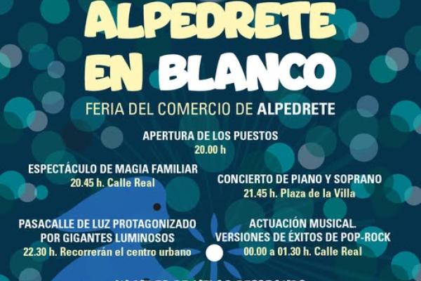 Alpedrete en blanco