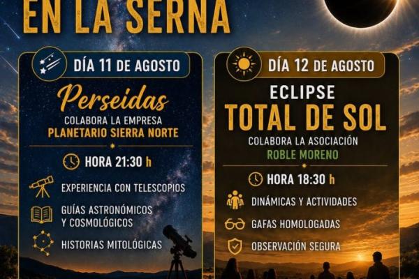 Eclipse de sol en La Serna