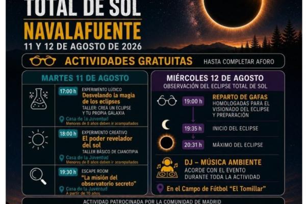 Eclipse Total de Sol en Navalafuente