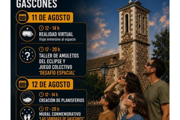 Eclipse solar en Gascones