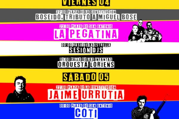 Conciertos en las Fiestas del Motín de Aranjuez 2026