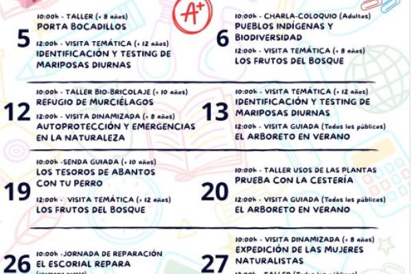 Septiembre se estrena en el Arboreto: actividades
