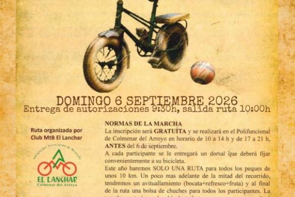 ¡XVI Marcha MTB Infantil!