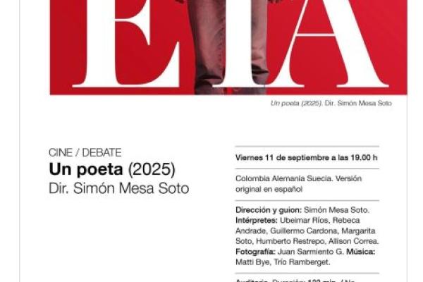 Cine debate: Un poeta (2025) – CCHSN