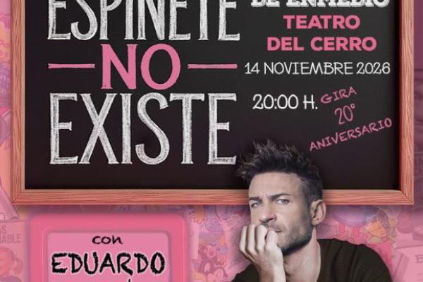 Teatro: Espinete no existe, con Eduardo Aldán