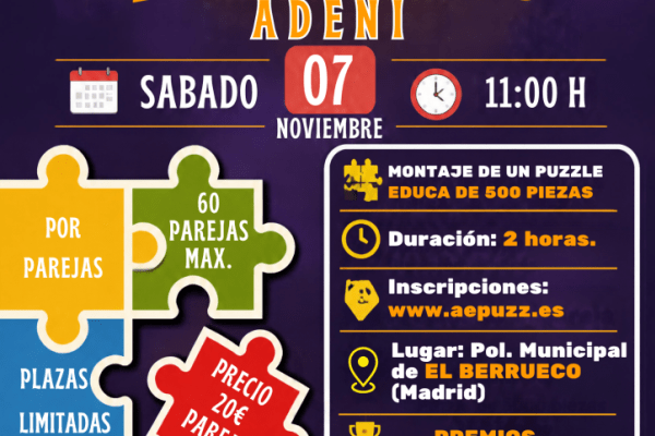 IV Concurso de Puzzles ADENI en El Berrueco